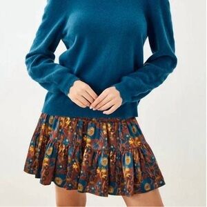 Cartolina Nantucket Kylie skirt color Yellowstone chicory floral - NWT